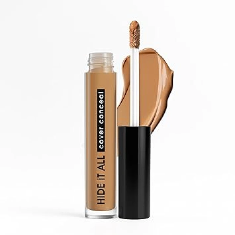Hilary Rhoda Hide It All Cover Conceal | Conceals Masks, Scars & Dark Circles | High Coverage Concealer | With Shea Butter | Matte Finish | Cruelty-Free & Vegan - 3.7ml (Warm Sand - Shade 07) thumbnail 8